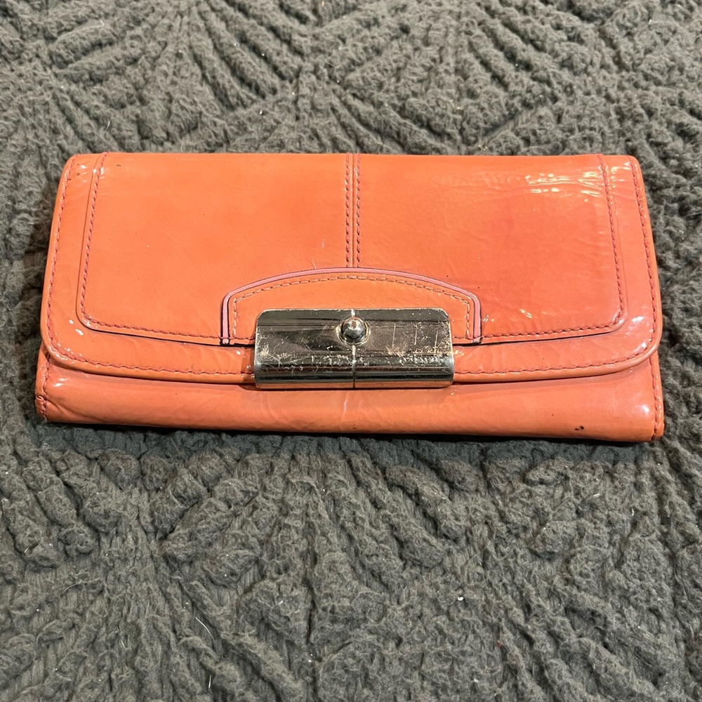 Pink Coach Wallet